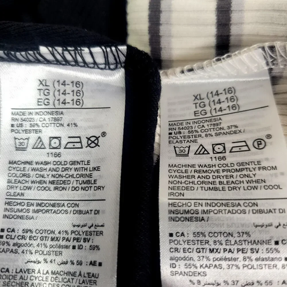 Old Navy Bundle 2‎ Girls Long Sleeve Tops Size LXL (14-16) New with Tags